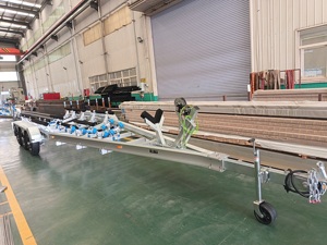 <span class=keywords><strong>Remorque</strong></span> marine en alliage d'aluminium à <span class=keywords><strong>double</strong></span> essieu de 8 m de long avec freins hydrauliques, <span class=keywords><strong>remorque</strong></span> <span class=keywords><strong>bateau</strong></span> à <span class=keywords><strong>double</strong></span> essieu de 26 pieds - Product Image 4