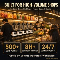 Mixeur Commercial en Gros OEM/ODM - Usine de 5500 m², 48 Employés, Garantie de 2 Ans, Pièces de Rechange Gratuites MIXTEC