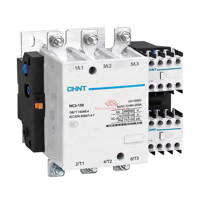 100% New Chint NC2 Series NC2-150 NC2-115 NC2-225 Contactors AC185A AC265A AC330A AC400A AC500A AC630A AC800A Chint Contactors
