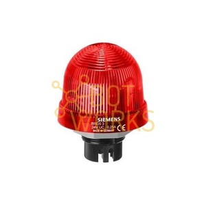 Siemens 8WD53200CB Voyant d'avertissement en plastique - Indice de protection IP65 LED rouge Durable Neuf - Product Image 1