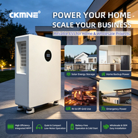 Système de Stockage d'Énergie Solaire Tout-en-un avec Onduleur et Batterie Lithium LiFePO4 6.5kW 10kWh 48V 51.2V, Direct Usine, Agence de Vente en Gros
