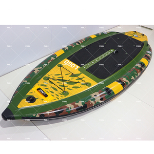 ロッドホルダー付きインフレータブル釣りパドルボード - Product Image 4