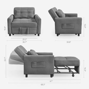 Modern Simple &amp; Creative Pull <strong>Sofa</strong> <strong>Sheets</strong> Double-Person Multifunctional Dual-Purpose Living Room <strong>Sofa</strong> <strong>Bed</strong> - Product Image 2