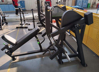 ZY Commercial Plate Loaded Chest Supported Row Machine – Appareil de musculation dorsale pour salle de sport, 3 positions de chargement