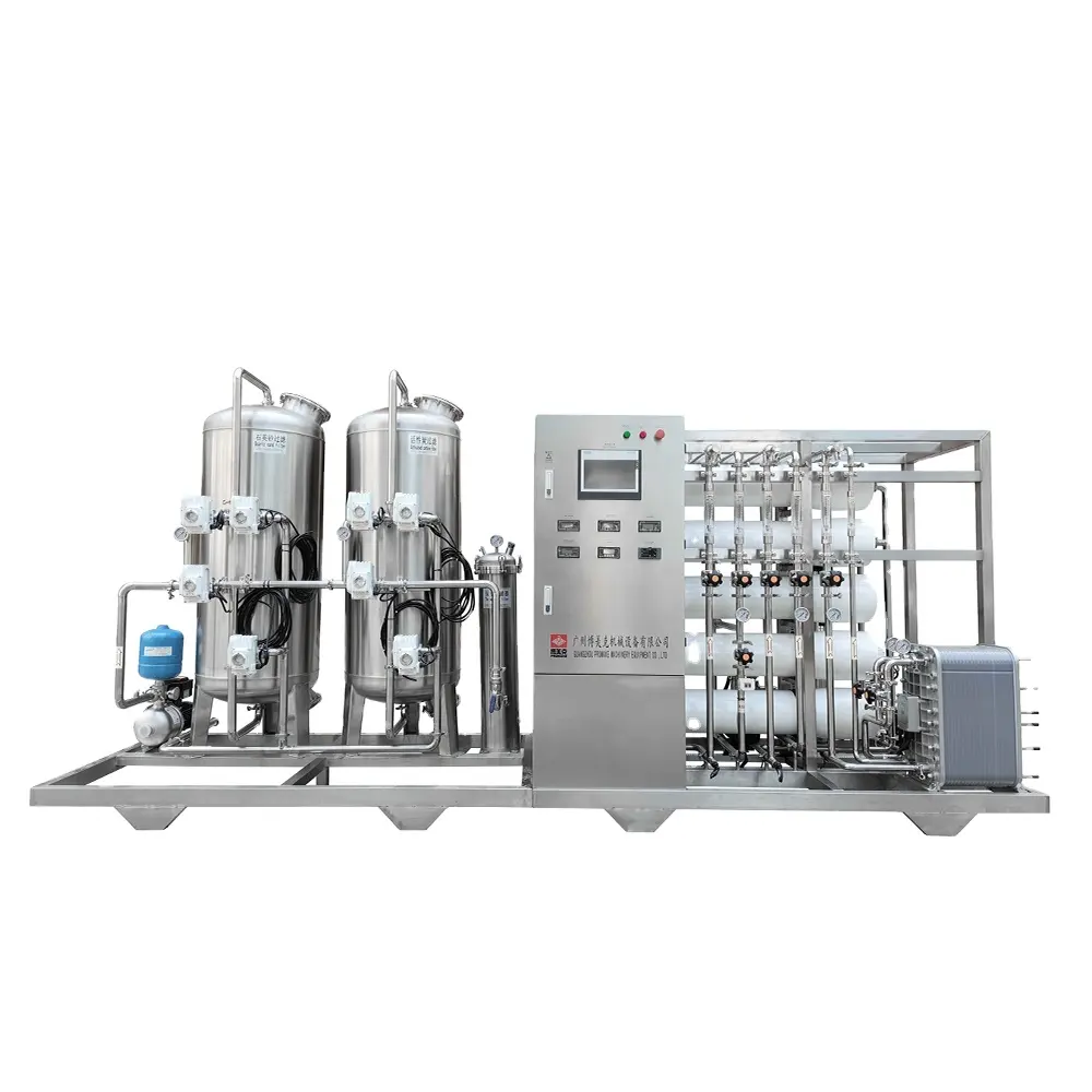 Impianto di sistema di trattamento delle acque industriali sale osmosi inversa acqua filtro per dissalazione mare potabile attrezzatura