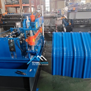 Factory Supply Full Automatic TR5 Trapezoidal <b>Metal</b> Roofing Sheet Crimping <b>Machine</b> for Bolivia - Product Image 4
