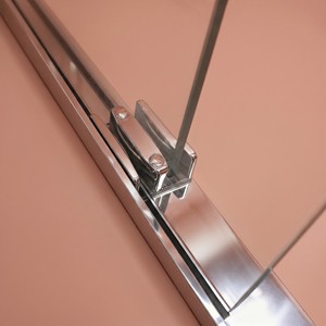 Mampara <span class=keywords><strong>de</strong></span> Baño Moderna <span class=keywords><strong>de</strong></span> Lujo con Vidrio Templado y Marco <span class=keywords><strong>de</strong></span> <span class=keywords><strong>Acero</strong></span> <span class=keywords><strong>Inoxidable</strong></span> <span class=keywords><strong>para</strong></span> Hoteles, Puerta <span class=keywords><strong>de</strong></span> Ducha Doble Corredera - Product Image 3