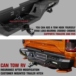 PARACHOQUES DELANTERO DE ALTA CALIDAD 4x4 OFF ROAD BULLBAR PARACHOQUES TRASERO PARA TOYOTA HILUX REVO ROGUE CONQUEST <span class=keywords><strong>ROCCO</strong></span> VIGO 20019 ~ 2023 - Product Image 2