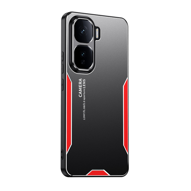 Fashion Shockproof Metal Back Soft Frame Phone Cases for Iqoo Neo10/10pro
