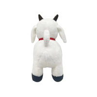 Peluches de soutien émotionnel CE personnalisées en coton pour compagnon en peluche chèvre de montagne fabriquées sur commande