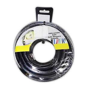 Carrete de cable H07Z1-K de 6 mm, negro, 10 m, ideal para conexiones eléctricas y uso en instalaciones temporales. - Product Image 1