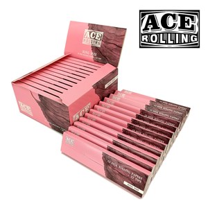 Papel de Liar OEM ACE Rosa King Size, Libreta de Papel de Liar con 32 Puntas, Papel para Fumar Tabaco, Papel de Liar Personalizado - Product Image 3