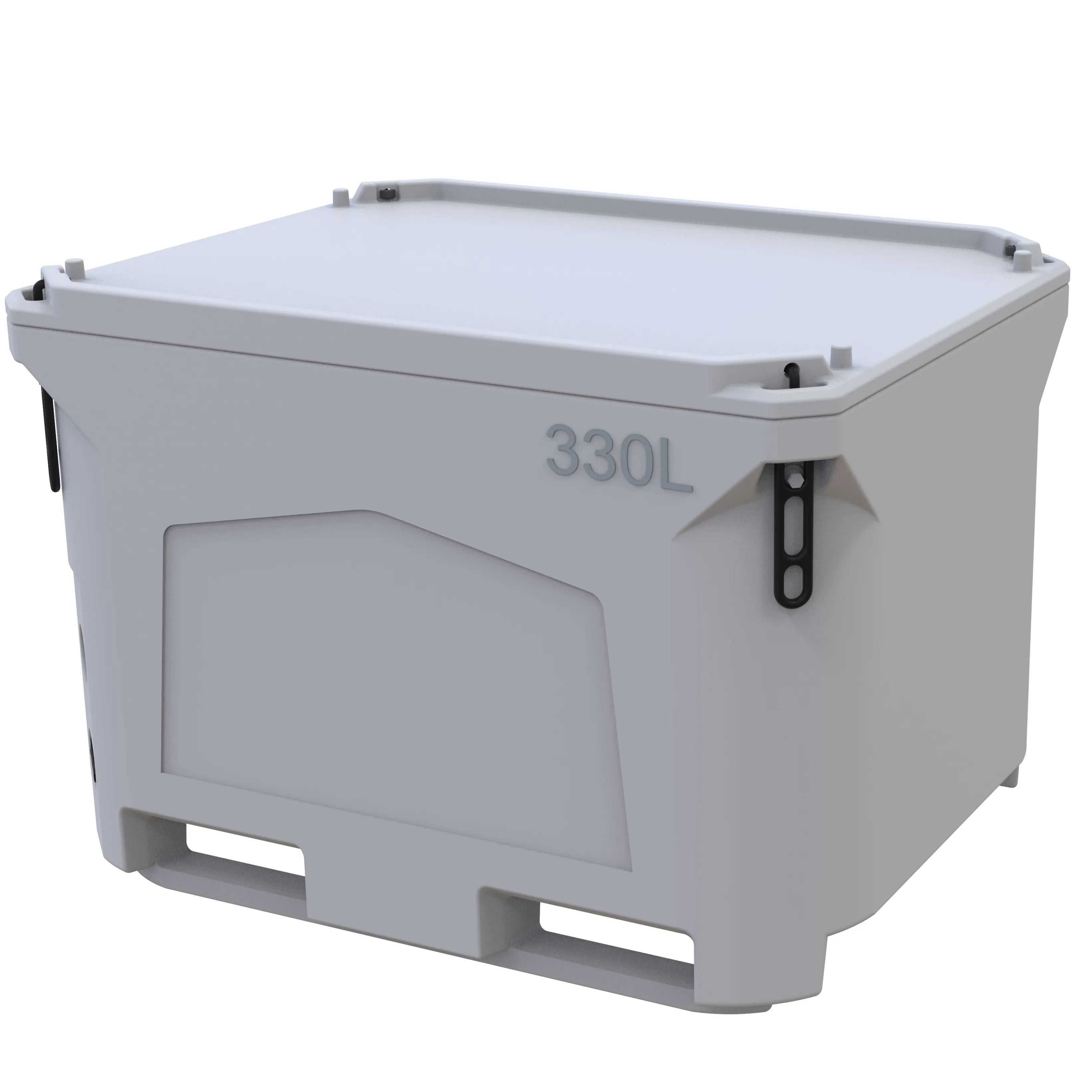 330QT Commerical Fishing Rotomold Seafood Fishing Ice Box Cooler Container Bin Plastic Ice Chest Factory Price for Transport