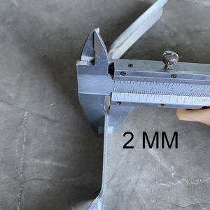 工業用DIY 10インチ両頭1/2インチ×5/8インチ炭素鋼凸型レンガジョインター仕上こてレンガ積み工具 - Product Image 6