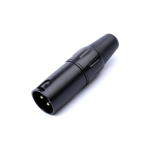 Connecteur XLR 3 broches, fiche microphone, diamètre 9,4 mm, connecteur audio-vidéo en ligne à suspension libre - Product Image 1