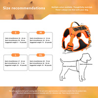 Harnais de dressage robuste pour chien d'extérieur, réglable, grande taille, anti-traction, gilet souple, harnais tactique pour chien