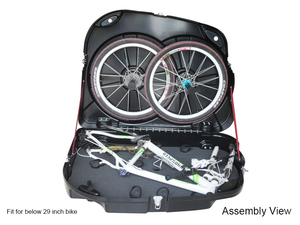 VANNO — sac à étui <span class=keywords><strong>de</strong></span> <span class=keywords><strong>Transport</strong></span> rigide <span class=keywords><strong>pour</strong></span> <span class=keywords><strong>vélo</strong></span>, étui <span class=keywords><strong>de</strong></span> protection des roues, <span class=keywords><strong>pour</strong></span> les course et les voyages - Product Image 5