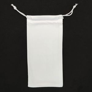 Custom Logo Eyeglass Soft Cloth Pouch Printed White Gray Black Soft Eyeglasses Bag Microfiber Sunglasses Pouch - Product Image 4