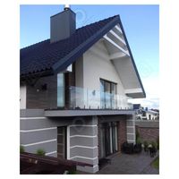 Prima Quadratischer Basis-Spigot aus Edelstahl für Glasbalustraden – Seitenmontage für Balkon, Terrasse und Spigot-Geländer