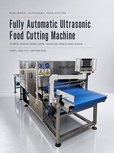 <span class=keywords><strong>Macchina</strong></span> Automatica a Ultrasuoni Wanlisonic per Taglio Efficiente <span class=keywords><strong>di</strong></span> Pane e Torte, per Impasti - Product Image 1