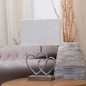 Lampe de chevet avec logo, thème <span class=keywords><strong>amour</strong></span> luxueux, personnalisé, base métallique, lampe de chevet d'hôtel, décoration de table - Product Image 3