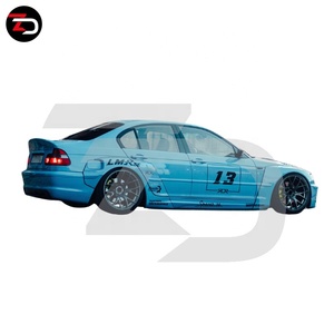 Kit de Carrocería <span class=keywords><strong>Rocket</strong></span> B <span class=keywords><strong>V2</strong></span> de Precio de Fábrica, Alerón Delantero, Alerón de Guardabarros, Alerón Trasero para BMW Serie 3 E46 4 Puertas Modelo Pre Lci 2001-2005 - Product Image 3