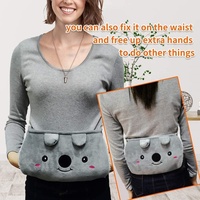 Nouveautés : Bouillotte d'hiver 1L en caoutchouc avec ceinture en peluche douce