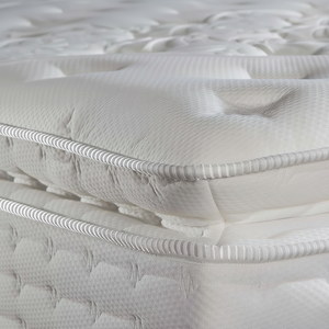 Matelas étudiant pour école, super king avec surmatelas confort trois places, grande taille, style hôtel de luxe, grille en - Product Image 1