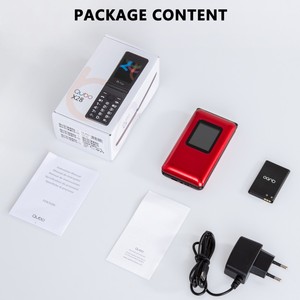 Điện thoại di động màn hình kép thân thiện với người lớn tuổi, hỗ trợ 2G, cổng Type-C, màn hình TFT, pin 1000mAh, hỗ trợ SOS, FM, hai SIM, hỗ trợ tiếng Tây Ban Nha - Product Image 5