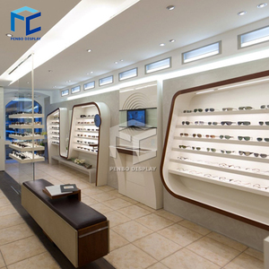 Cửa Hàng Tốt Nhất Đồ Nội Thất Phòng Trưng Bày Quang Học Tủ Treo Tường Kính Hiển Thị Đứng Cho Thiết Kế Nội Thất Cửa Hàng - Product Image 6