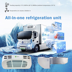 Unité de réfrigération à compresseur scroll pour évaporateur <span class=keywords><strong>frigorifique</strong></span> électrique DEFU pour camion remorque, boîte réfrigérée de 8 à 10 m, 860 W-460 W - Product Image 1