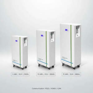 แบตเตอรี่เก็บพลังงานภายในบ้าน 51.2V 48KWH LiFePO4 แบบมีล้อ ระบบพลังงานแสงอาทิตย์ ESS IP55 ดีไซน์แยกส่วน - Product Image 2