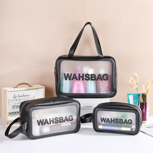 Bolsa de Aseo Transparente Resistente al Agua de Gran Capacidad, Organizador de Juguetes, Neceser de Viaje Rectangular, Bolsa de Almacenamiento de Maquillaje - Product Image 1