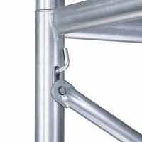 Andamios Industriales Completos, Portátiles, Móviles, Trapezoidales, para Decoración de Escaleras, Galvanizados Q235