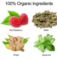 Té de bienestar chino de alta calidad, hierbas naturales, frambuesa roja, menta, jengibre, ortiga, hormona, té de equilibrio, precio al por mayor