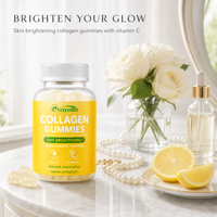 Compléments alimentaires en gommes au collagène aromatisées au citron naturel, marque privée OEM, avec biotine et vitamine C pour les cheveux, la peau et les ongles