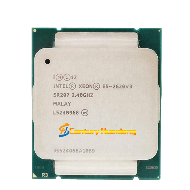 Intel Xeon CPU E5-2620V3 6-CORE 2.40GHZ 15MB FCLGA2011-3 85W 22NM E5 2620V3 Processor