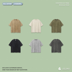 Camiseta Oversize de Verano para Hombre, Premium, Estilo Vintage Lavado, con Logotipo Personalizado, Corte Holgado y Estampado - Product Image 2