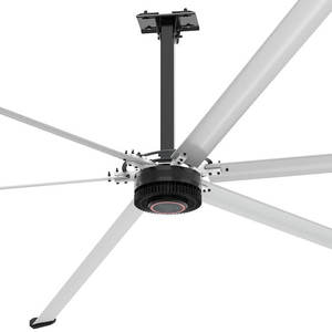 Ventilador de Techo Industrial HVLS de 4.2m (14 pies), Metálico, con Control Táctil y por Aplicación, para Hoteles, Exteriores y Almacenes - Product Image 2