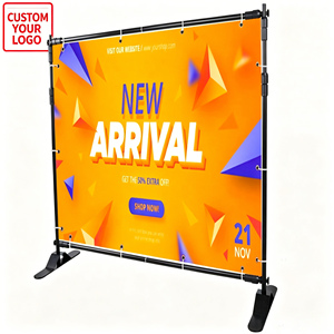 Expositor Telescópico Plegable Impermeable y Económico de 4m con Opción de Tela Personalizada para Banner - Product Image 1
