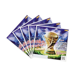 Scratch Off Lottery Tickets Full Color Print Lottery <b>Paper</b> Cards Multi-Option Lottery Tickets - Product Image 4