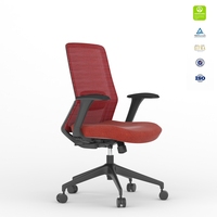 Chaise de bureau ergonomique avec soutien lombaire en tissu mesh pour usage commercial et projets de design – Vente directe du fabricant