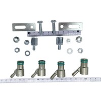 Kit de conversion GPL/GNC pour véhicule, culasse MTK, ensemble quatre pièces sans perçage, adaptateur étendu, pour voiture à gaz polyvalente