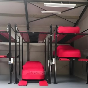 Triple Car Stacker Four <b>Post</b> Lift 3 <b>Level</b> Hydraulic Car Parking Lift - Product Image 4