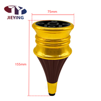 Pieds de meubles décoratifs en plastique JIEYING, 180 mm, dorés, coniques, pour canapé, accessoires de remplacement pour armoire et canapé
