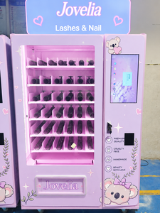 Distributeur automatique 24h/24 avec écran publicitaire en libre-service, combinant la vente de perruques et de cils - Product Image 2