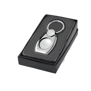 Portachiavi alla Moda in Lega D=24mm, Portachiavi in Metallo Cavo in Acciaio Inossidabile per Chiavi - Product Image 2