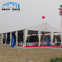 15x35m 15x40m tente de chapiteau extérieur Coody Air tente décoration pour mariage événement auvent tente plancher dôme géodésique