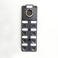 Faisceau de câbles PVC PUR flexible personnalisé M12 4 6 8 ports PNP NPN Boîtier de distribution à canal unique ou double Connecteur de capteur LED