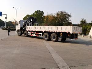 Dongfeng 8x4 grúa móvil plegable grúa montada en camión con 20Ton 25Ton 30Ton capacidad de elevación para la venta - Product Image 5